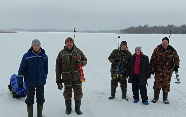 Зимняя рыбалка в Браславе